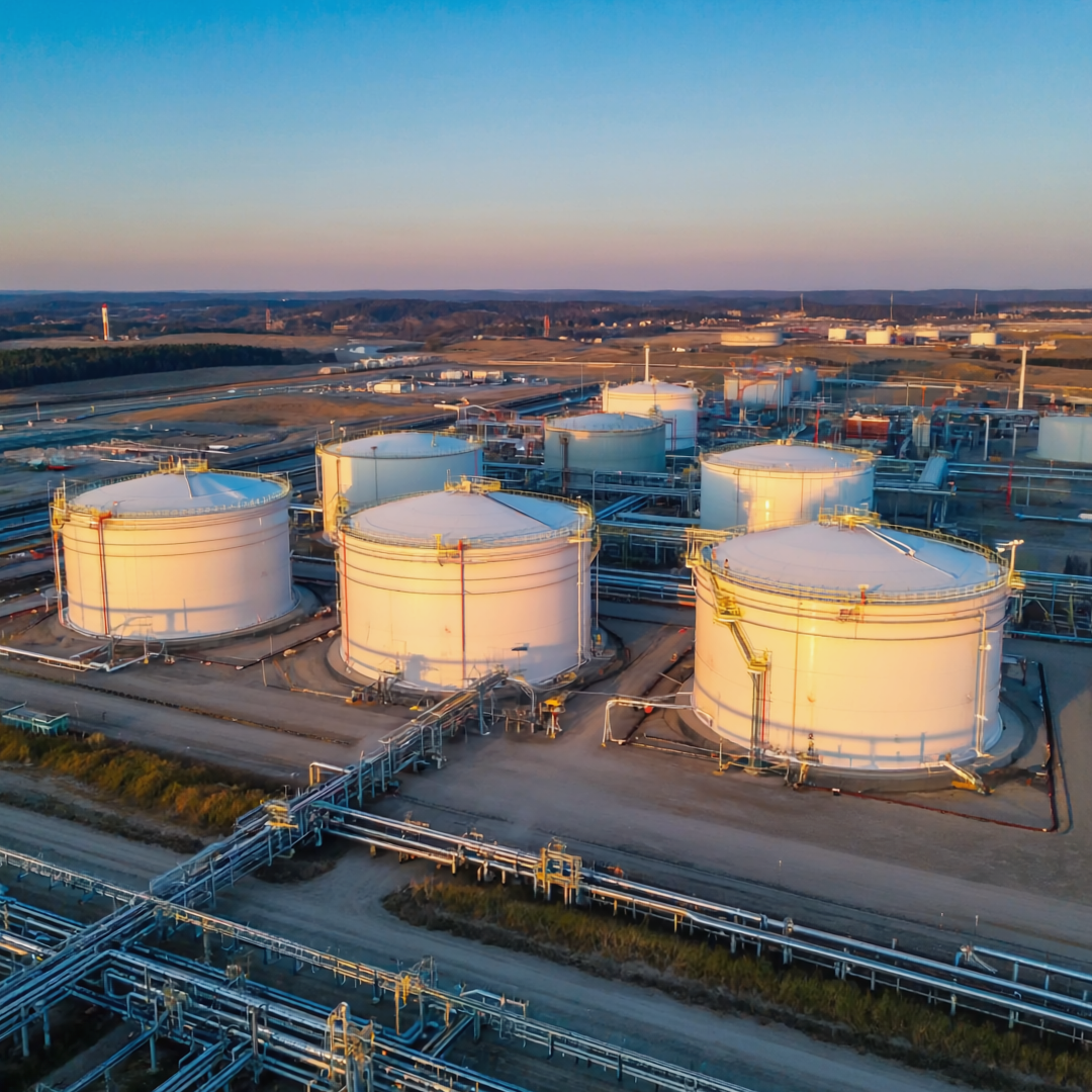 Petroleum storage tanks